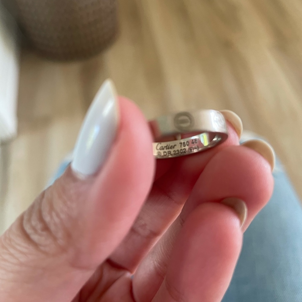 Cartier White Gold Love Ring ❤️❤️sold❤️❤️